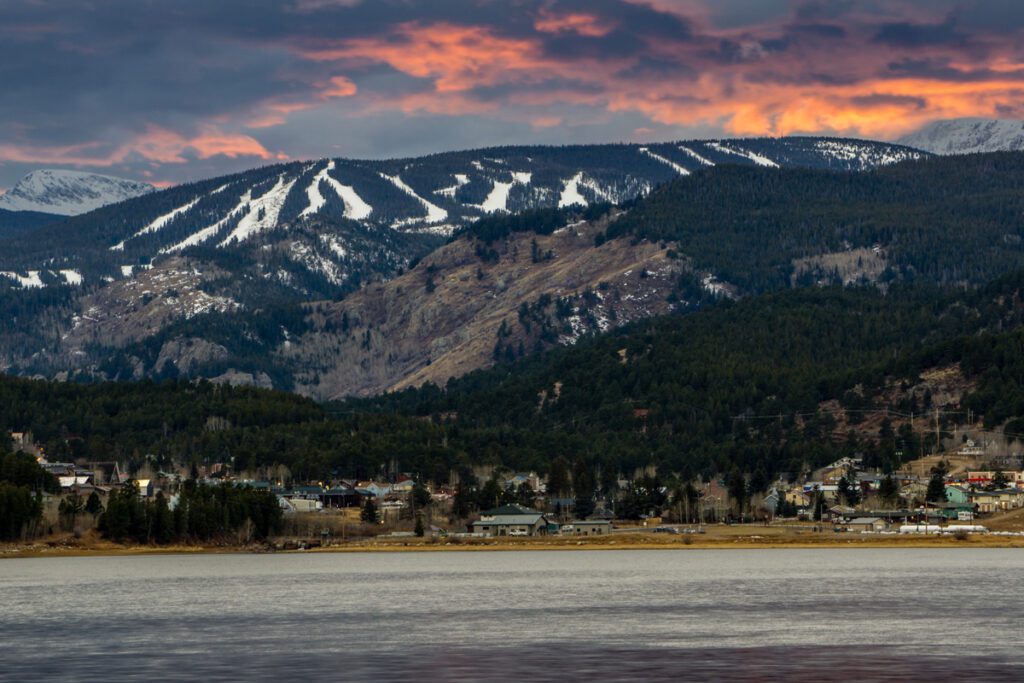 Eldora Mountain sits as a backdrop to scenic Nederland and the Barker Meadow Reservoir. Skiing at Eldora is only 50 miles from metro Denver. 